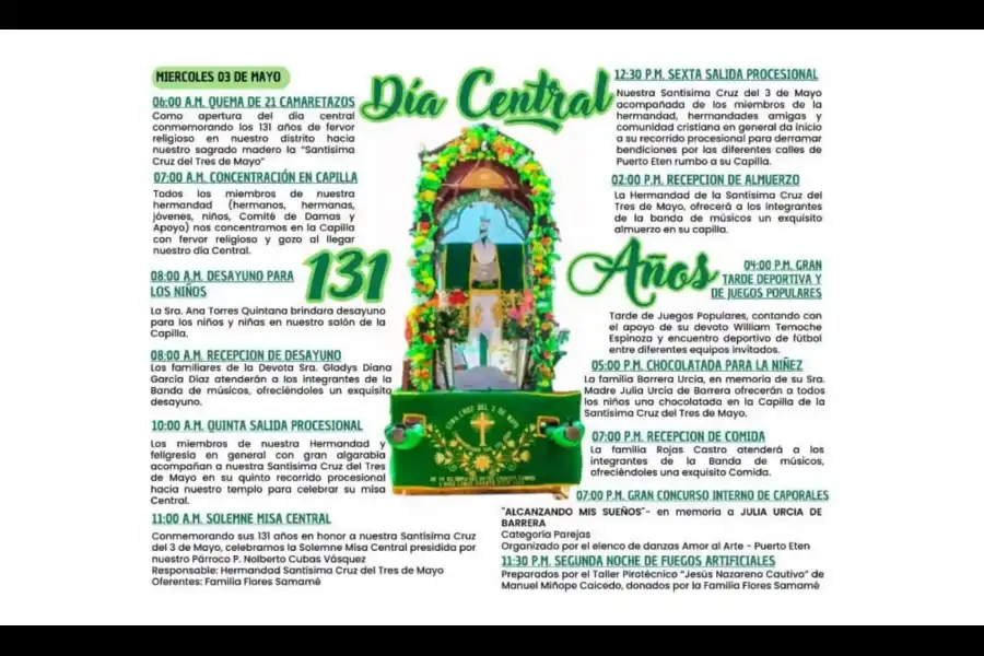 Imagen Festividad De La Santísima Cruz Del Tres De Mayo - Imagen 7