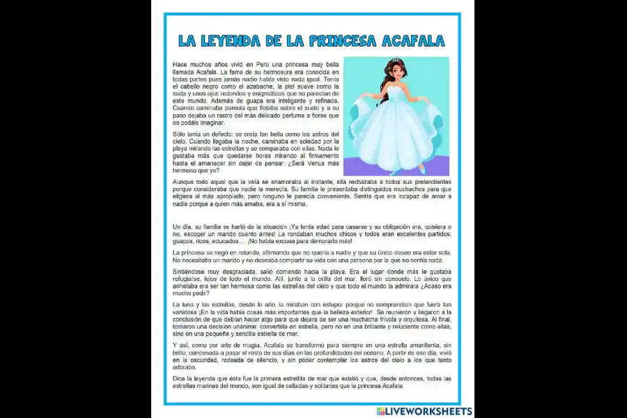 Imagen Leyenda De La Princesa Acafala - Imagen 4