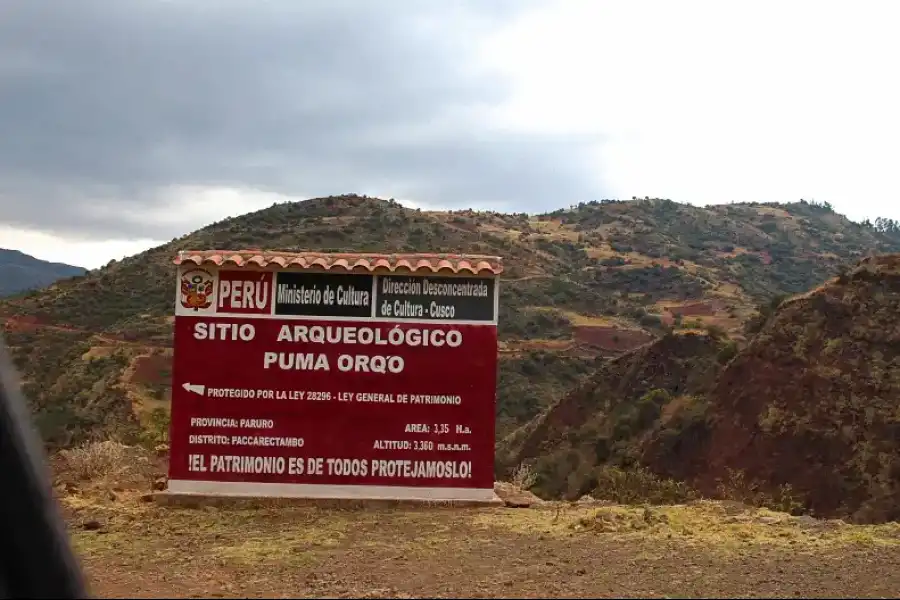 Imagen Zona  Arqueológica Puma Orqo - Imagen 6