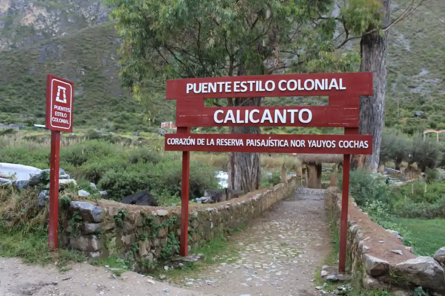 Imagen Puente Colonial Calicanto De Huancaya - Imagen 1