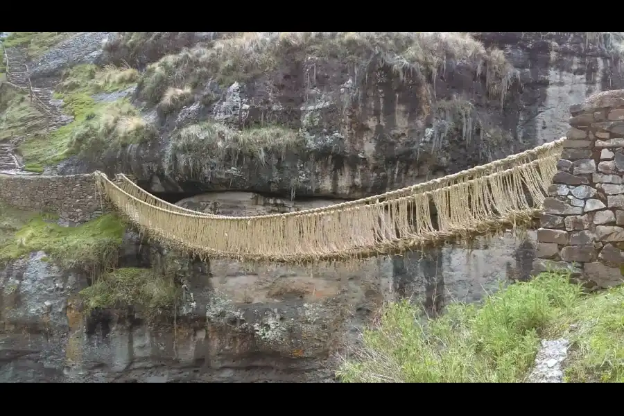 Imagen Puente Colgante De Queshuachaca - Imagen 5