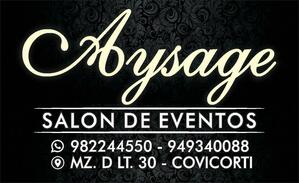 AYSAGE, RESTAURANTES, TRUJILLO, eventos,lugares,servicio